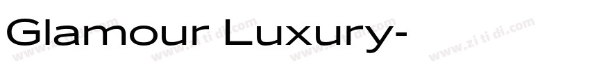 Glamour Luxury字体转换